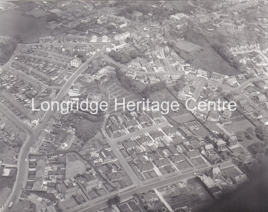 230B - Aerial View - Lower Lane Fell Brow and Highfield Drive - 1969